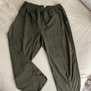 Lululemon Green Track Pants